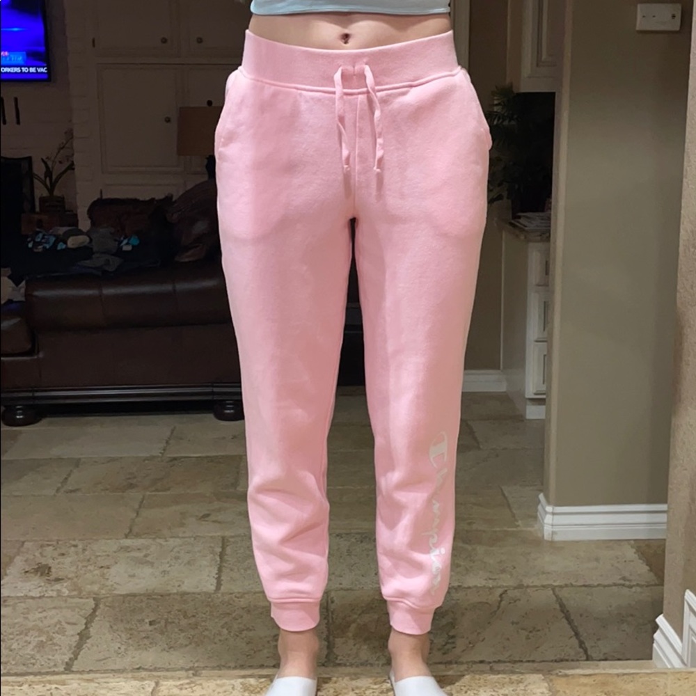 Baby Pink Champion Sweats